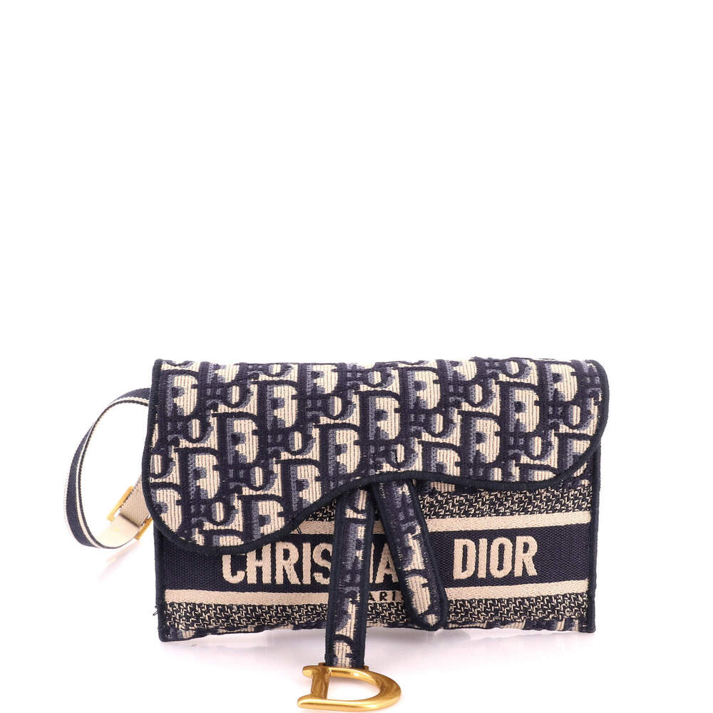 Christian Dior Saddle Slim Belt Pouch